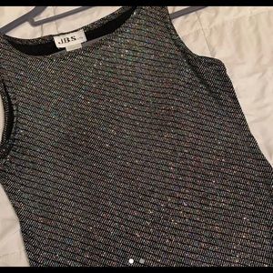 super cute glittery vintage top